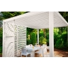 MIRADOR Premium 111 Delux 3 x 4 m záhradná pergola Biela